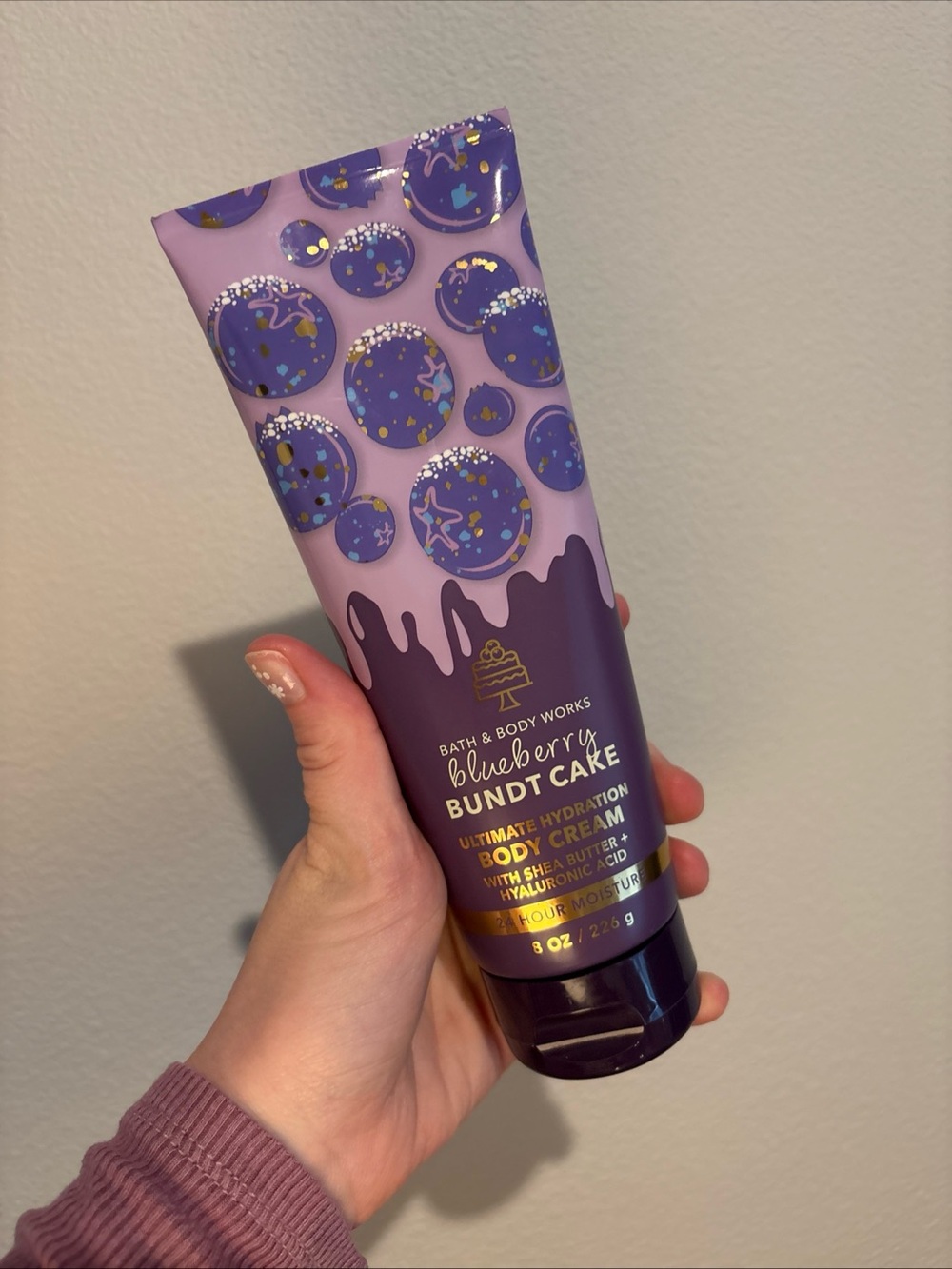 NEW Bath and Body Works BLUEBERRY BUNDT CAKE Originals 8oz Body Cream